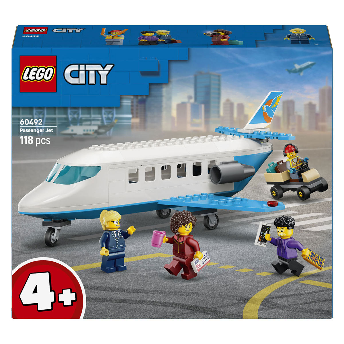 Lego city 60492 passagiersvliegtuig
