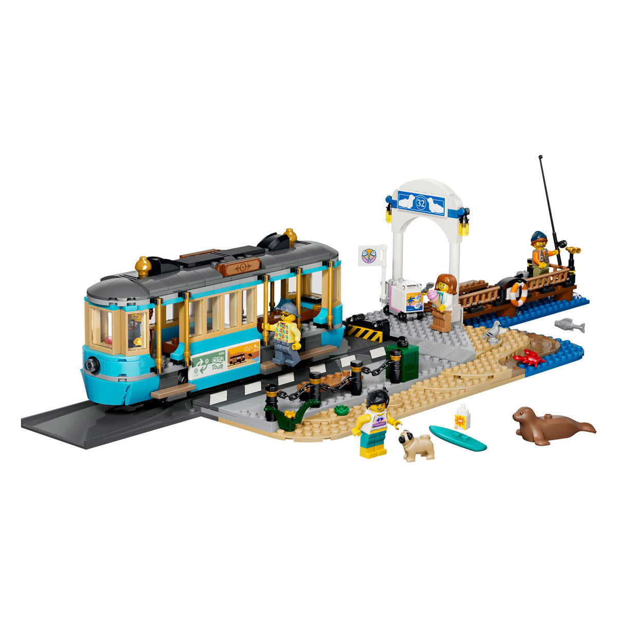 Lego city klassieke strandtram