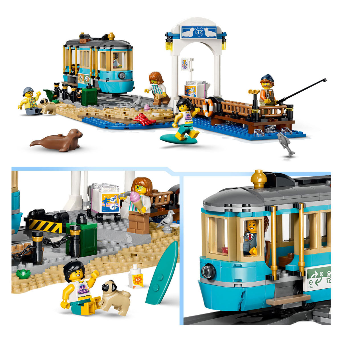 Lego city klassieke strandtram