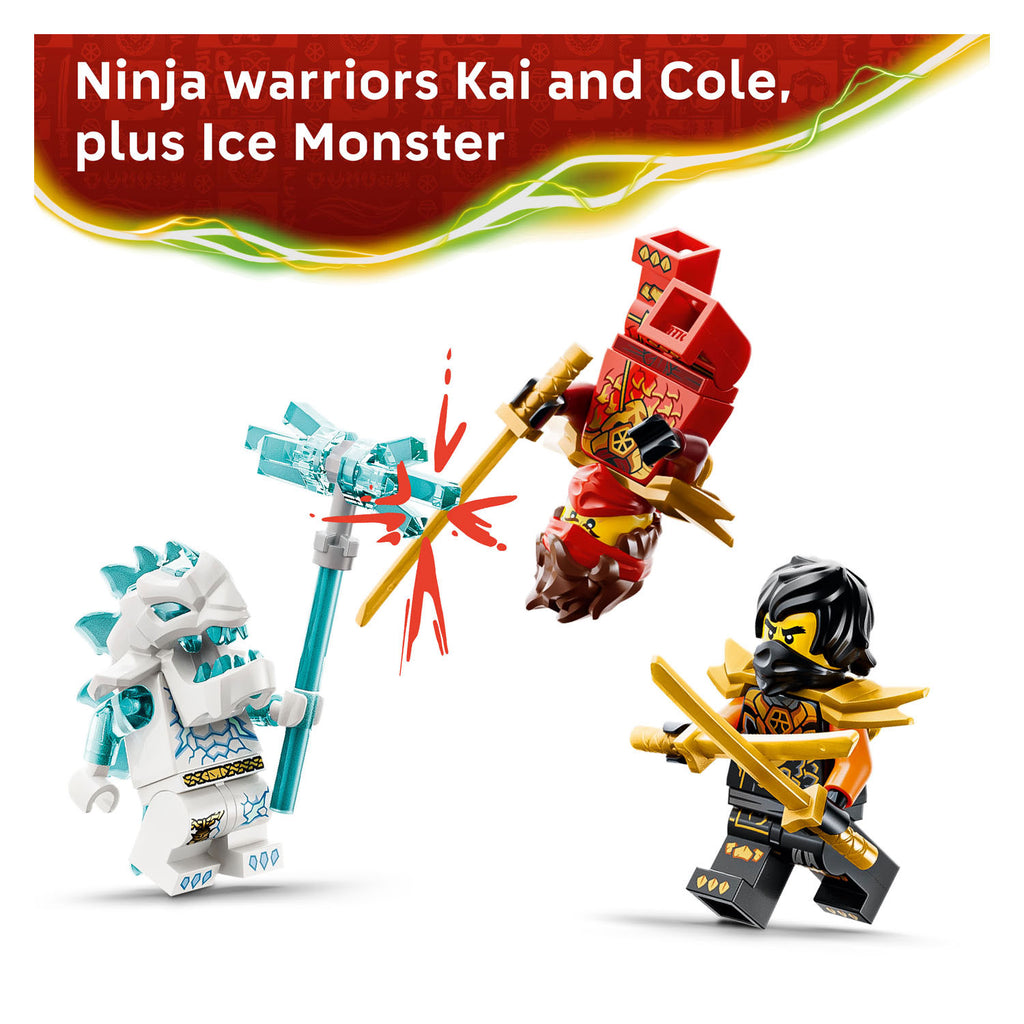 Lego ninjago kai en cole's combivoertuigen