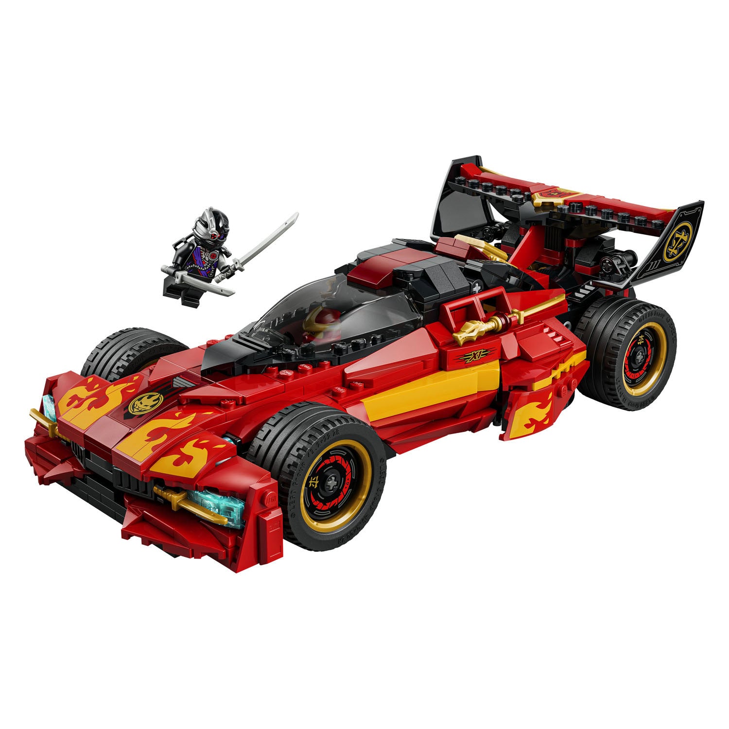 Lego ninjago 70727 15-jarig jubileum: x-1 ninja charger