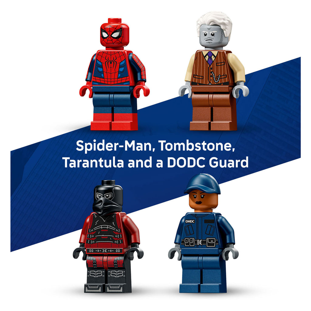Lego marvel 76349 spiderman achtervolging van gevangenistransport