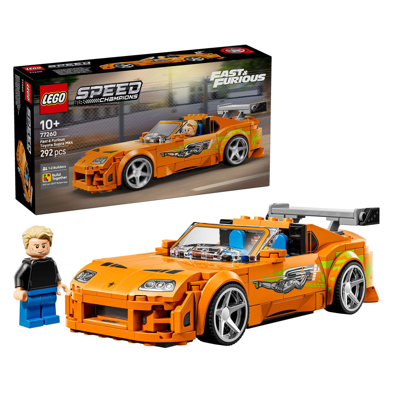 Lego speed champions 77260 the fast and the furious toyota supra mk4