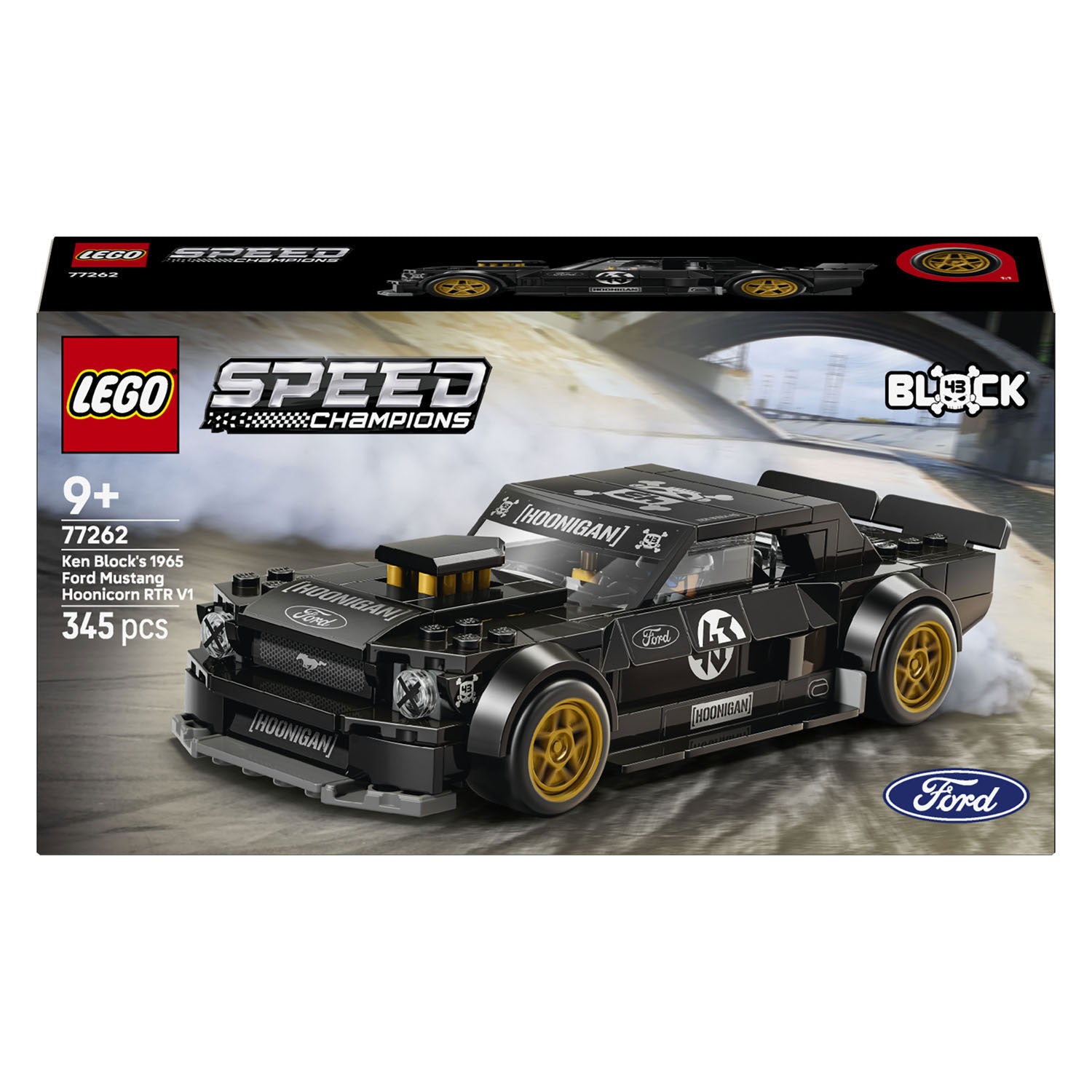 Lego speed champions 77262 ken blocks 65 ford mustang hoonicorn v1