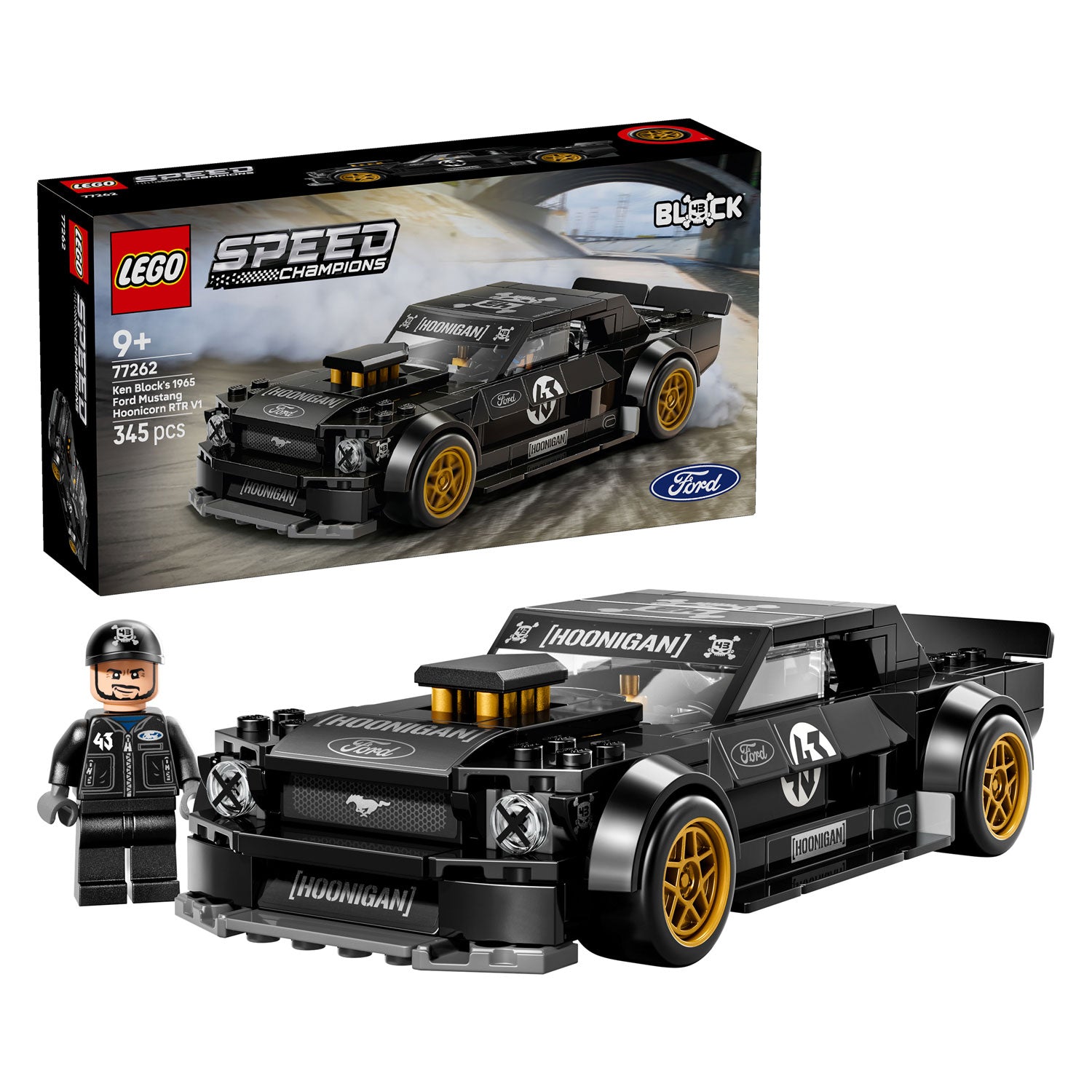 Lego speed champions 77262 ken blocks 65 ford mustang hoonicorn v1