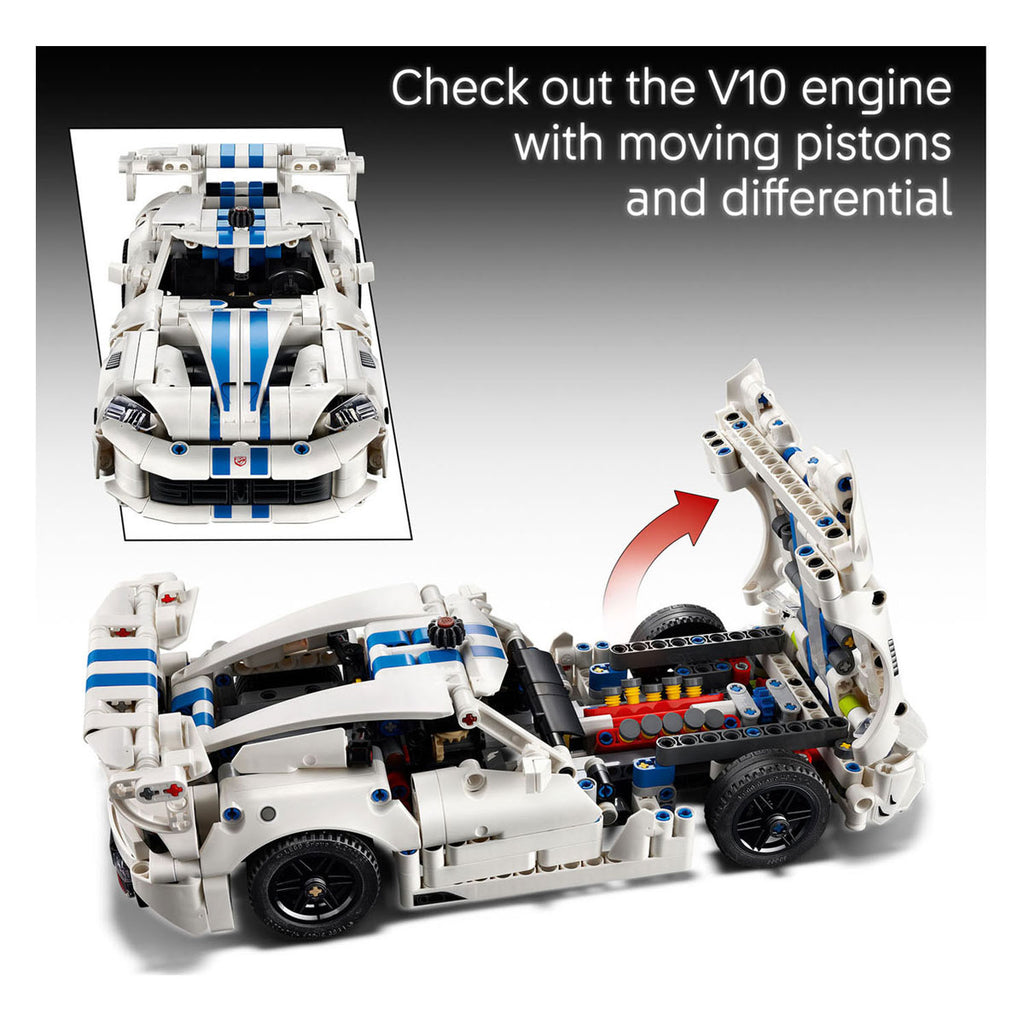 Lego technic dodge viper gts-r sportauto