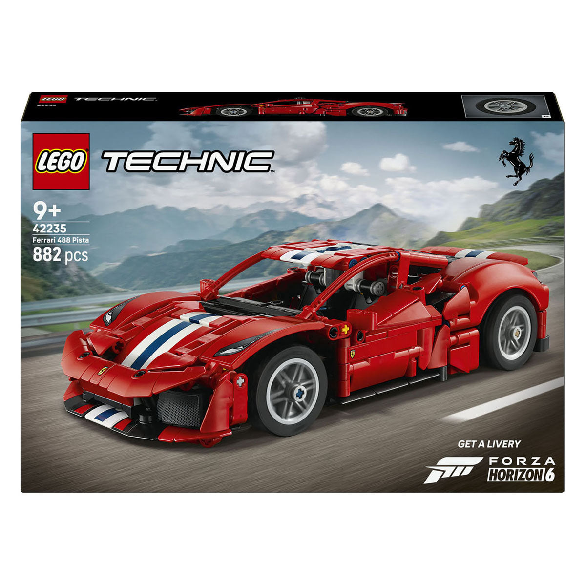 Lego technic ferrari 488 pista auto