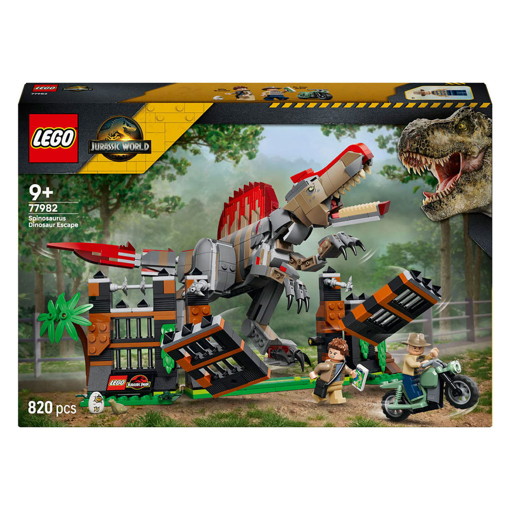 Lego jurassic world spinosaurus ontsnapping