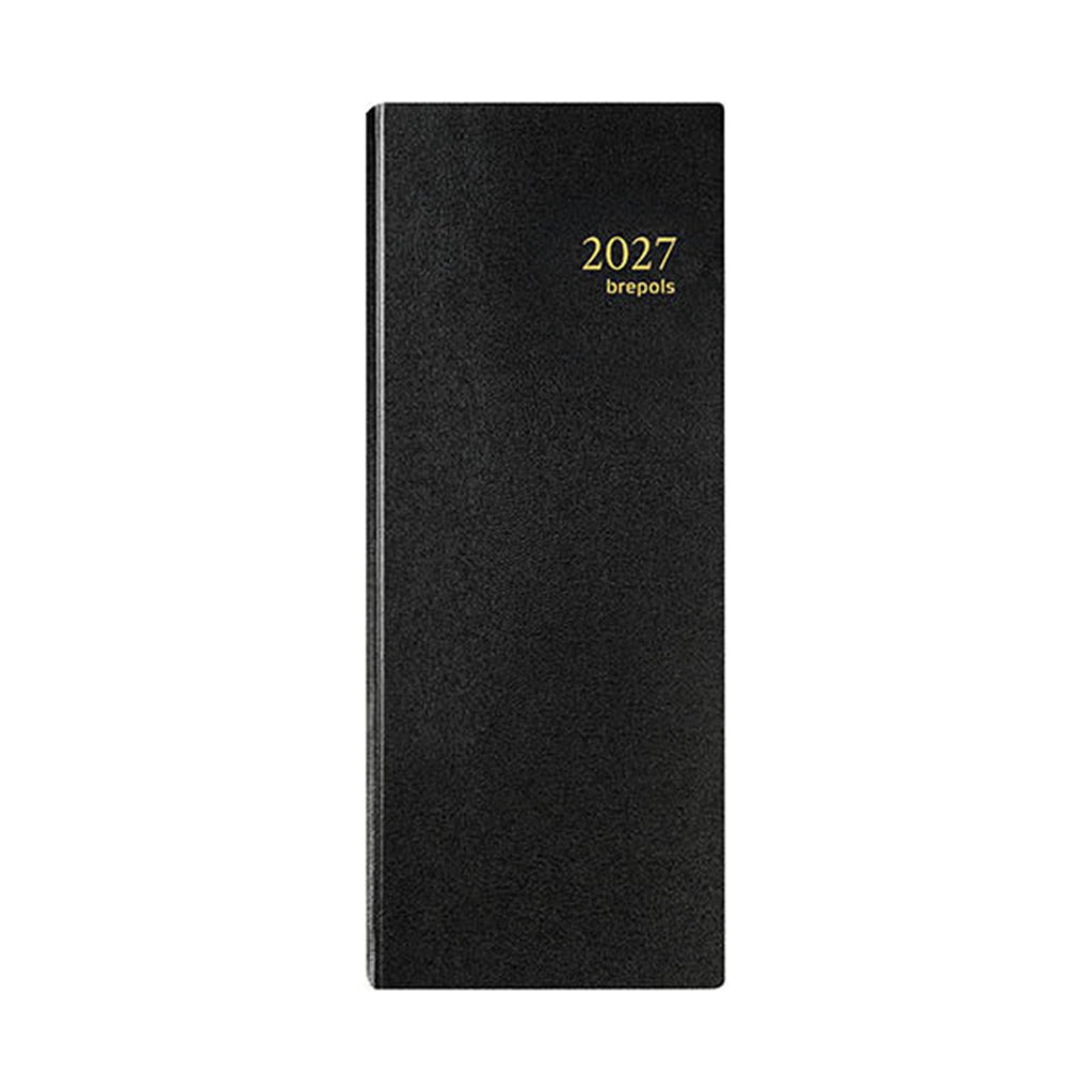 Brepols bureauagenda saturnus week 2027 lima zwart 13x21cm