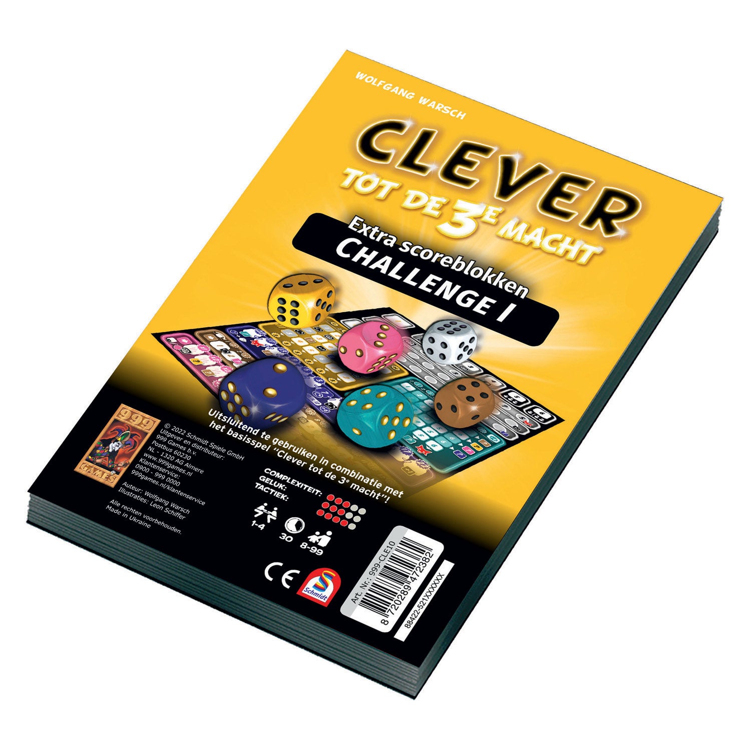 999games 999 games scoreblokken clever tot de 3e macht challenge