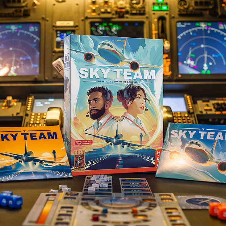 999games 999 games sky team bordspel (nederlands, 2 spelers, 20 minuten, vanaf 12 jaar)