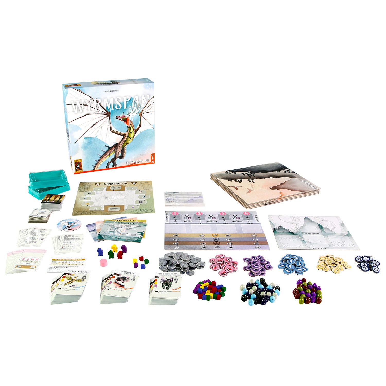 999 Games Wyrmspan Brettspiel (Niederländisch, 1-5 Spieler, 90 Minuten, ab 14 Jahren)