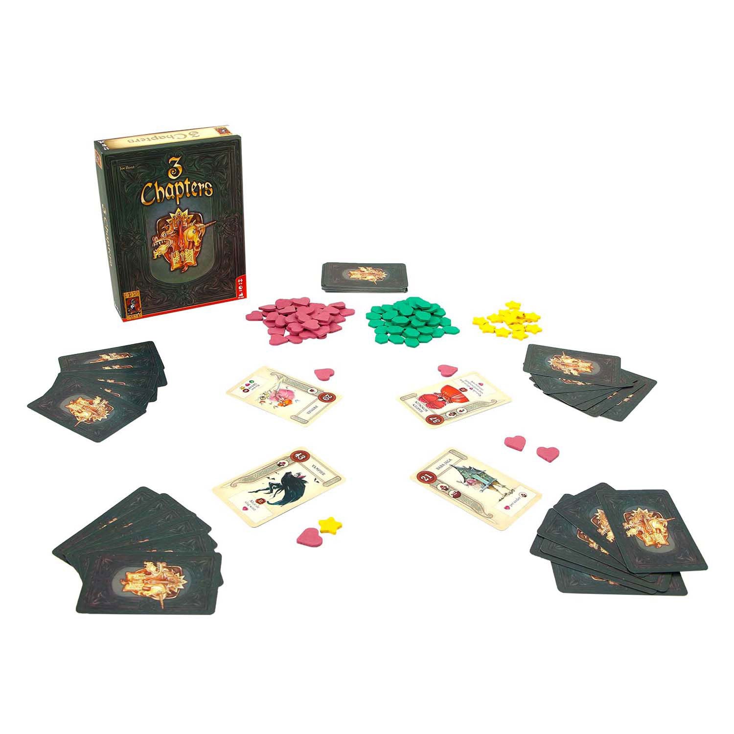 999 Games 999 Spiele 3 Kapitel Kartenspiel (Niederländisch, 2-6 Spieler, 30 Minuten, ab 10 Jahren)