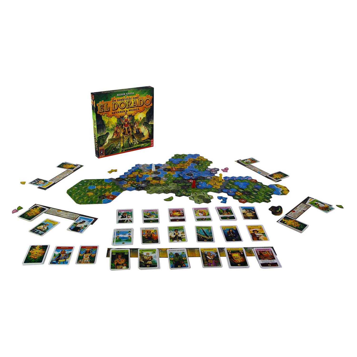 999games 999 games de zoektocht naar el dorado: gevaren muisca uitbreiding bordspel