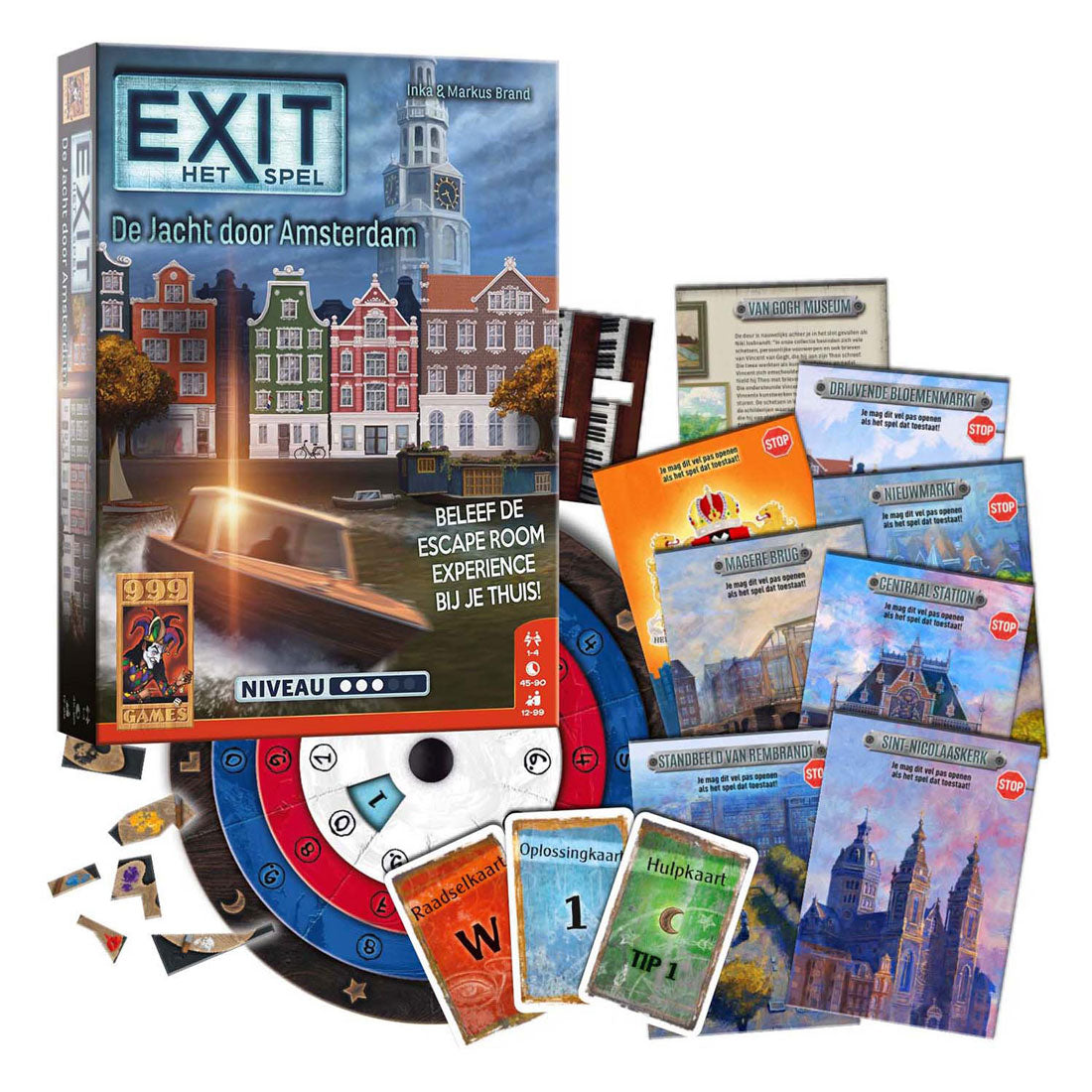 999games 999 games exit - de jacht door amsterdam kaartspel