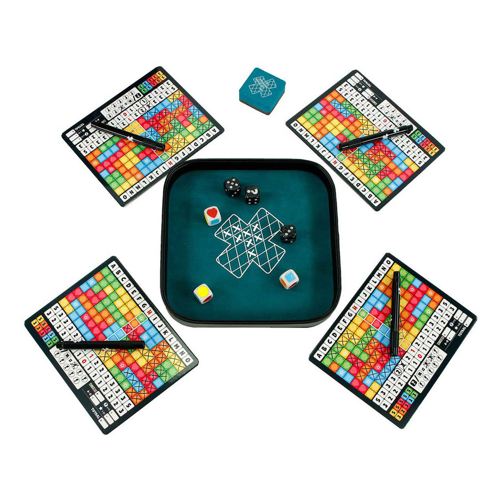 999games 999 games keer op keer deluxe dobbelspel (nederlands, 1 - 6 spelers, 20 minuten, vanaf 8 jaar)