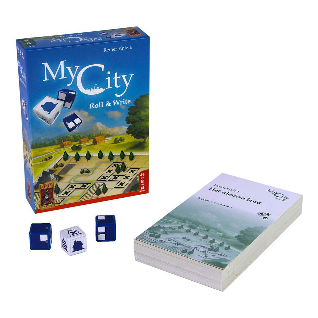 999games 999 games my city roll write dobbelspel