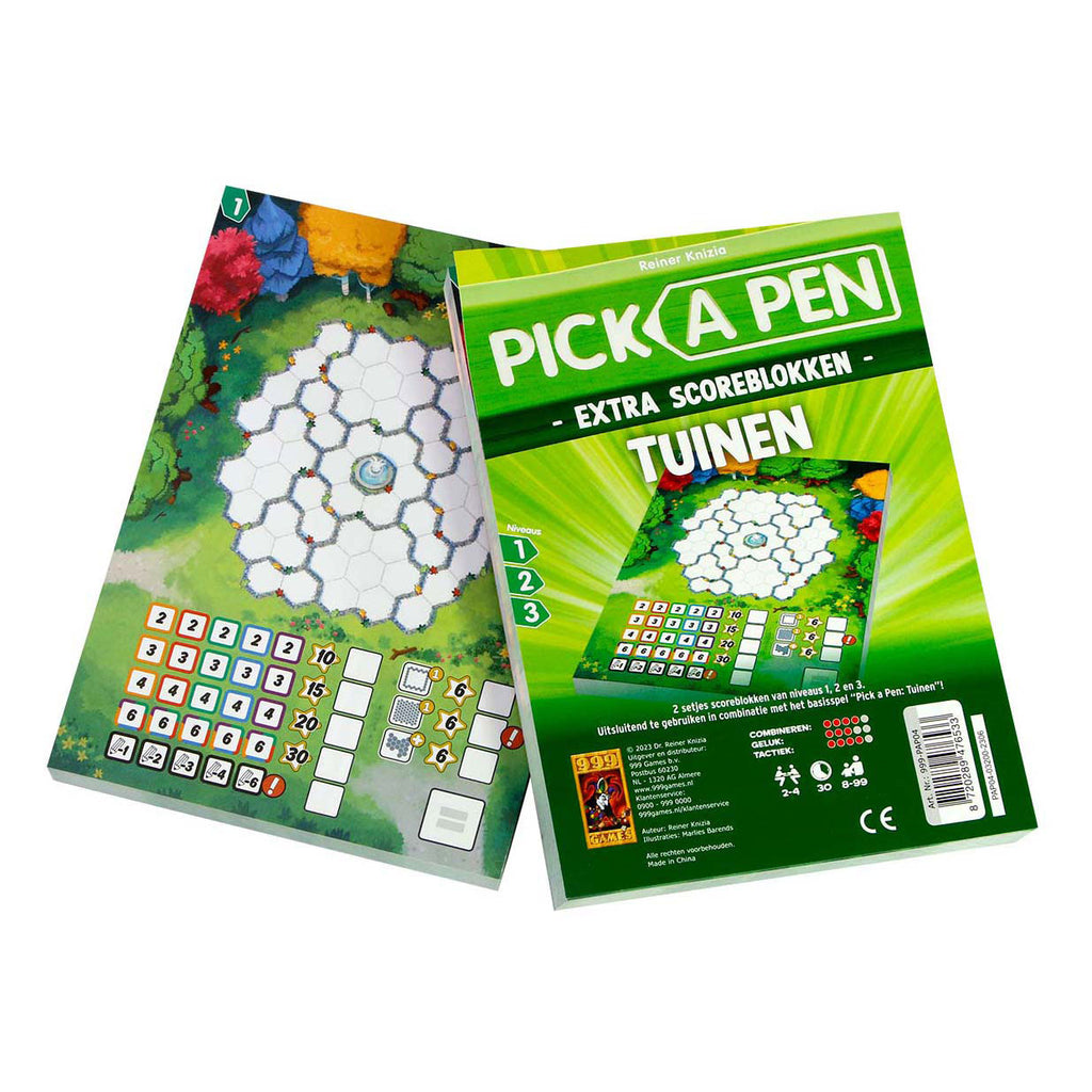999Games 999 Spiele Pick a Pen Tuinen Scoreblokken, 2.