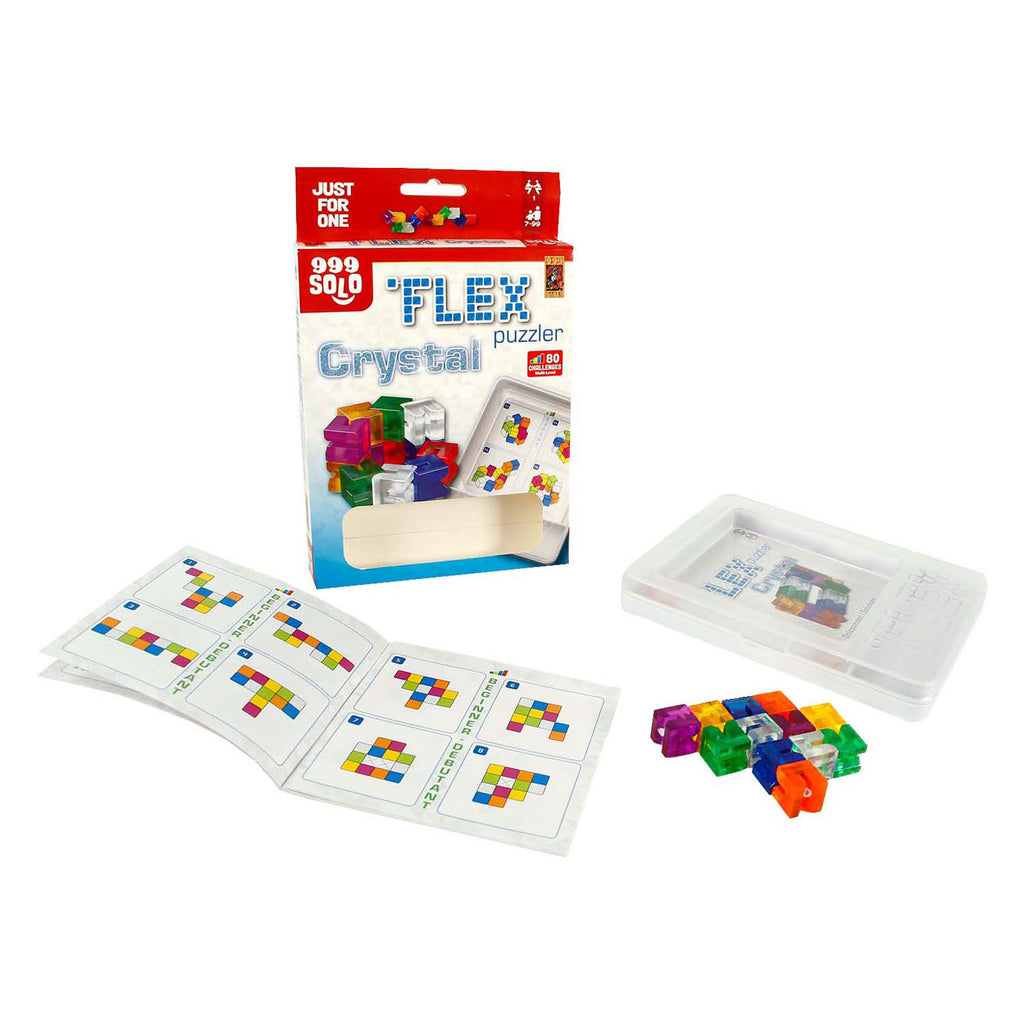 999Games Flex Puzzler Crystal Brain Teaser (Niederländisch, 1 Spieler, ab 7 Jahren, 80 Herausforderungen)