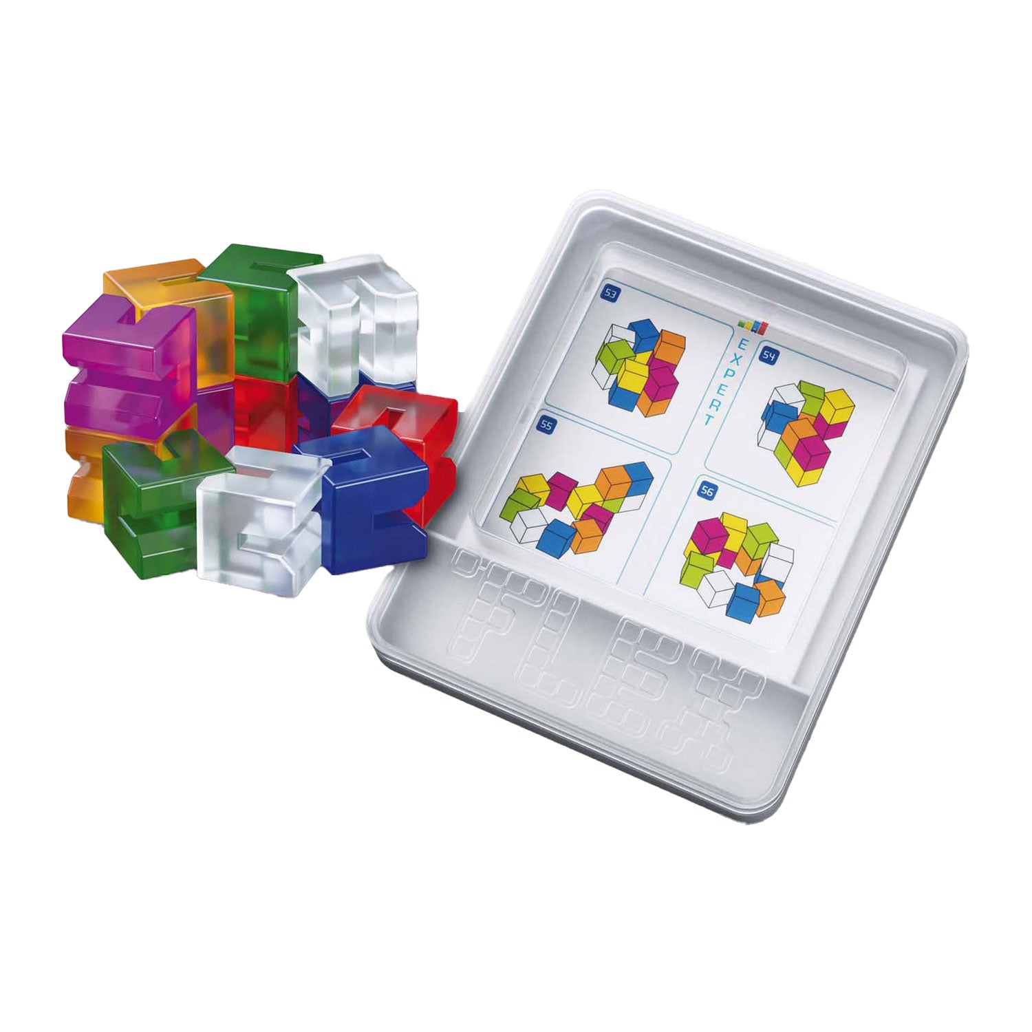 999Games Flex Puzzler Crystal Brain Teaser (Niederländisch, 1 Spieler, ab 7 Jahren, 80 Herausforderungen)