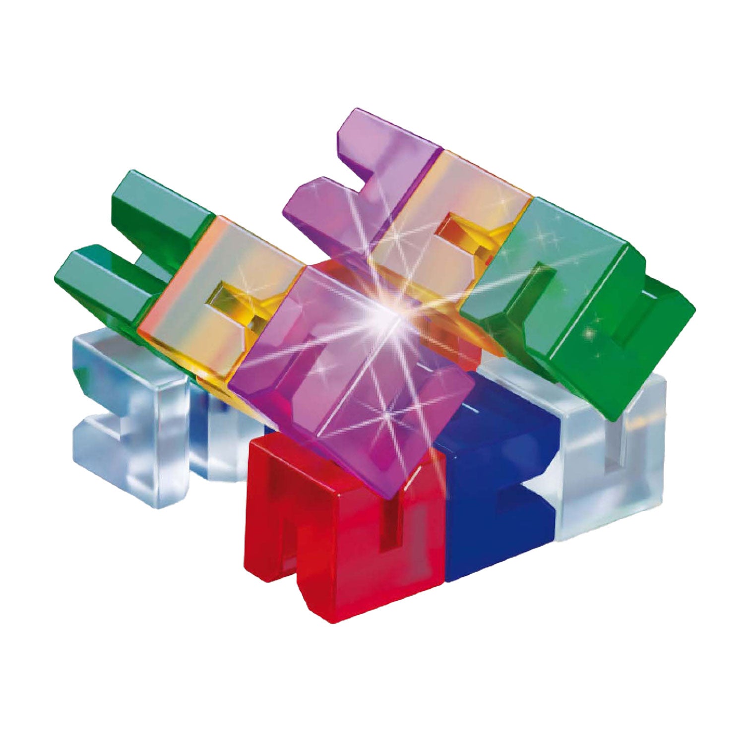 999Games Flex Puzzler Crystal Brain Teaser (Niederländisch, 1 Spieler, ab 7 Jahren, 80 Herausforderungen)