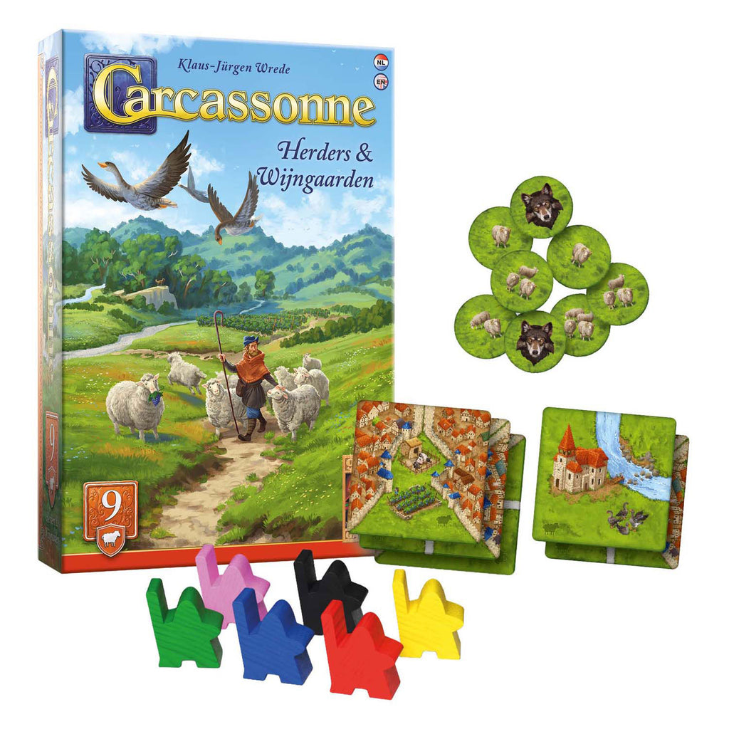 999Games 999 Games Carcassonne Shepherds Vineyards Erweiterung