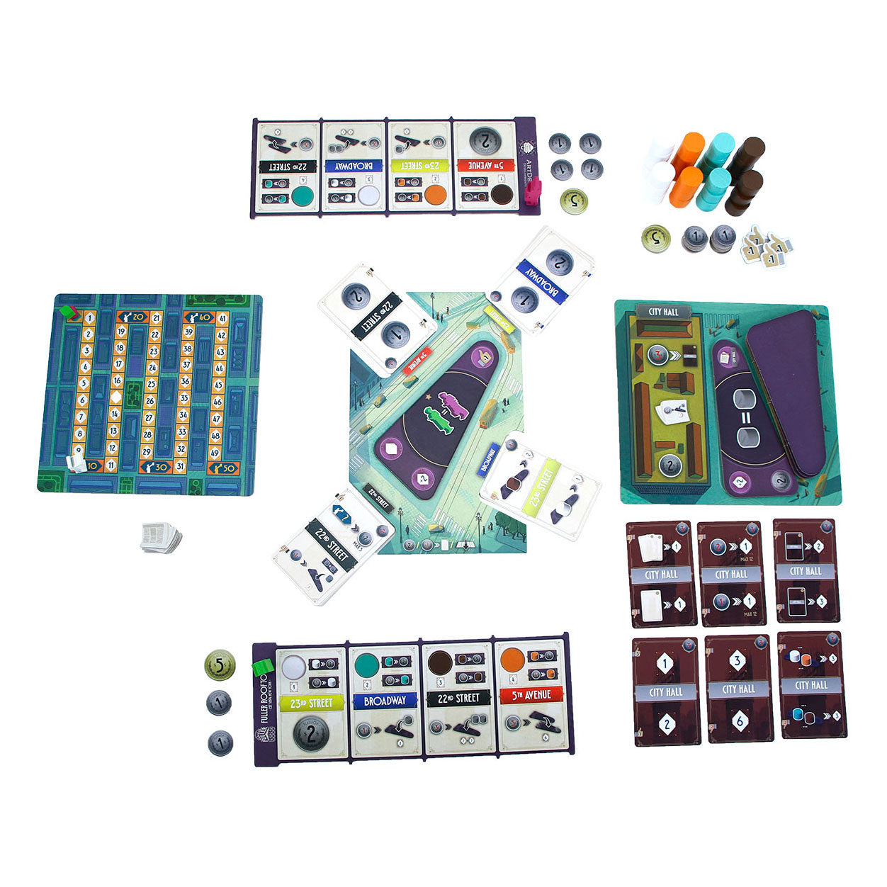 999games 999 games flatiron bordspel (nederlands, 1 - 2 spelers, 45 minuten, vanaf 12 jaar)