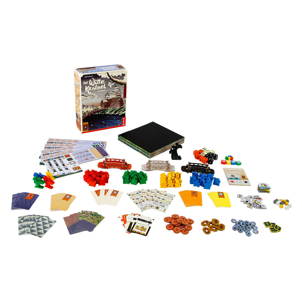 999games 999 games het witte kasteel van himeji bordspel (nederlands, 1 - 4 spelers, 80 minuten, vanaf 12 jaar)