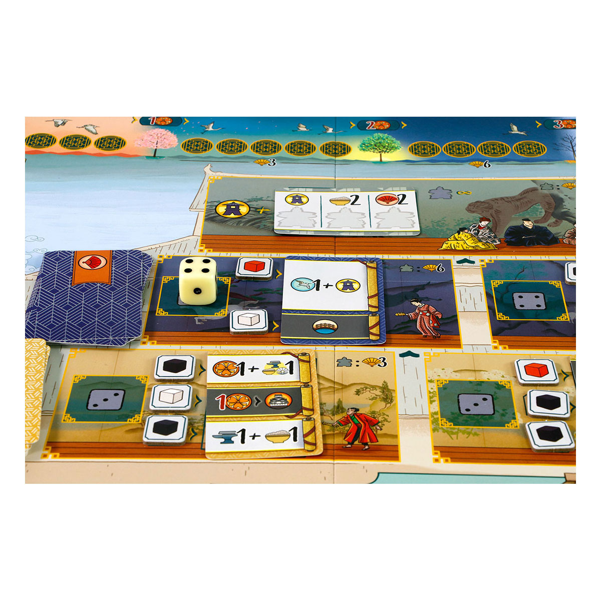 999games 999 games het witte kasteel van himeji bordspel (nederlands, 1 - 4 spelers, 80 minuten, vanaf 12 jaar)