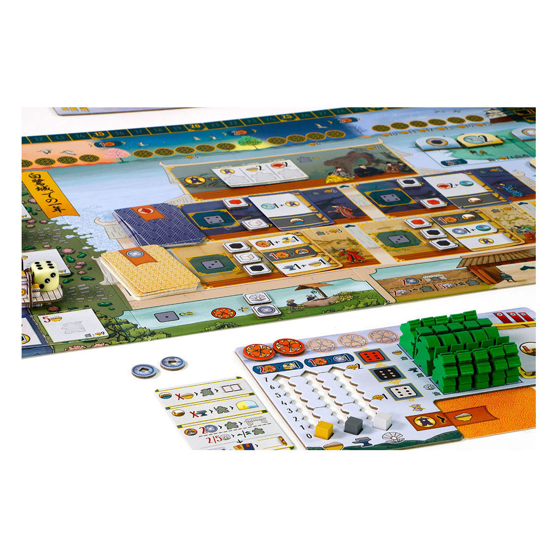 999games 999 games het witte kasteel van himeji bordspel (nederlands, 1 - 4 spelers, 80 minuten, vanaf 12 jaar)