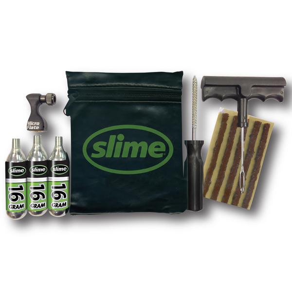 Slime atv trailer bandenreparatieset met co₂ patronen