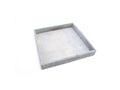 Hbx natural living dienblad firmiana 20x20x4cm grijs