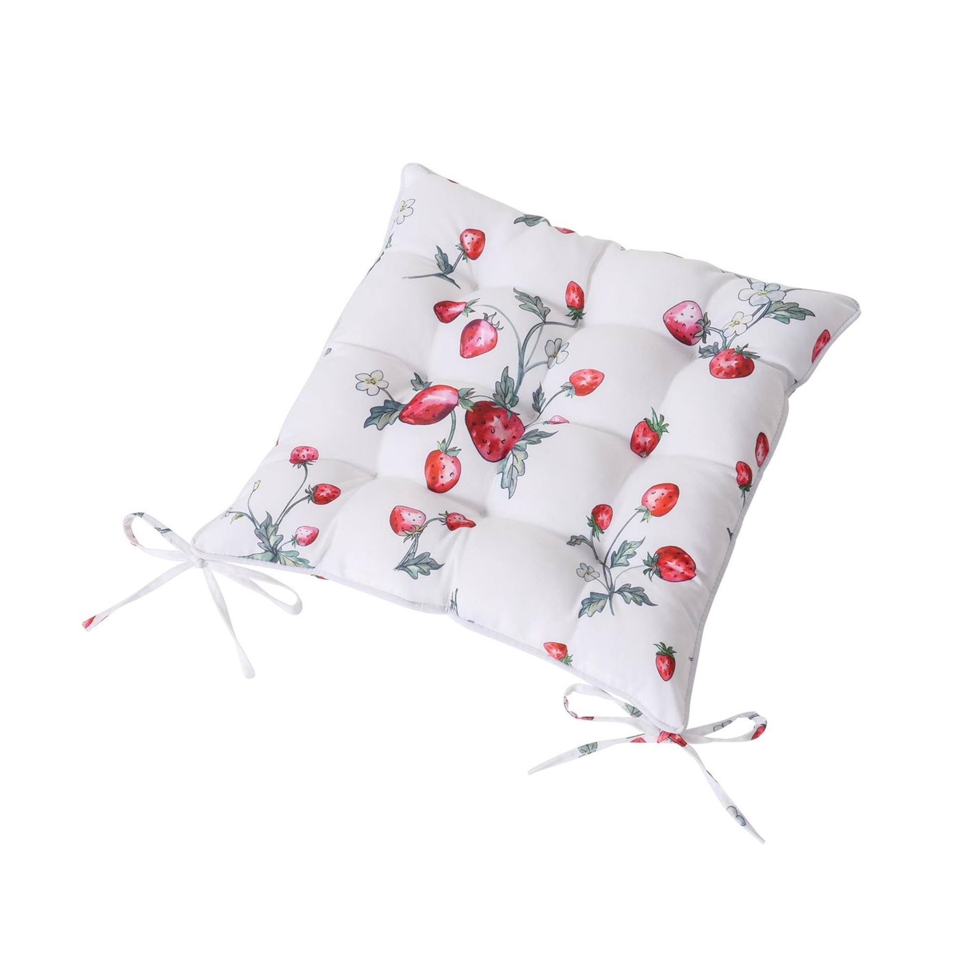 Boltze home zitkussen aardbei 40cm