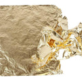 Creativ Company Imitations-Metallblatt, Blattgröße 16 x 16 cm, Gold, 0,625 m², 25 Blatt, 1 Schachtel