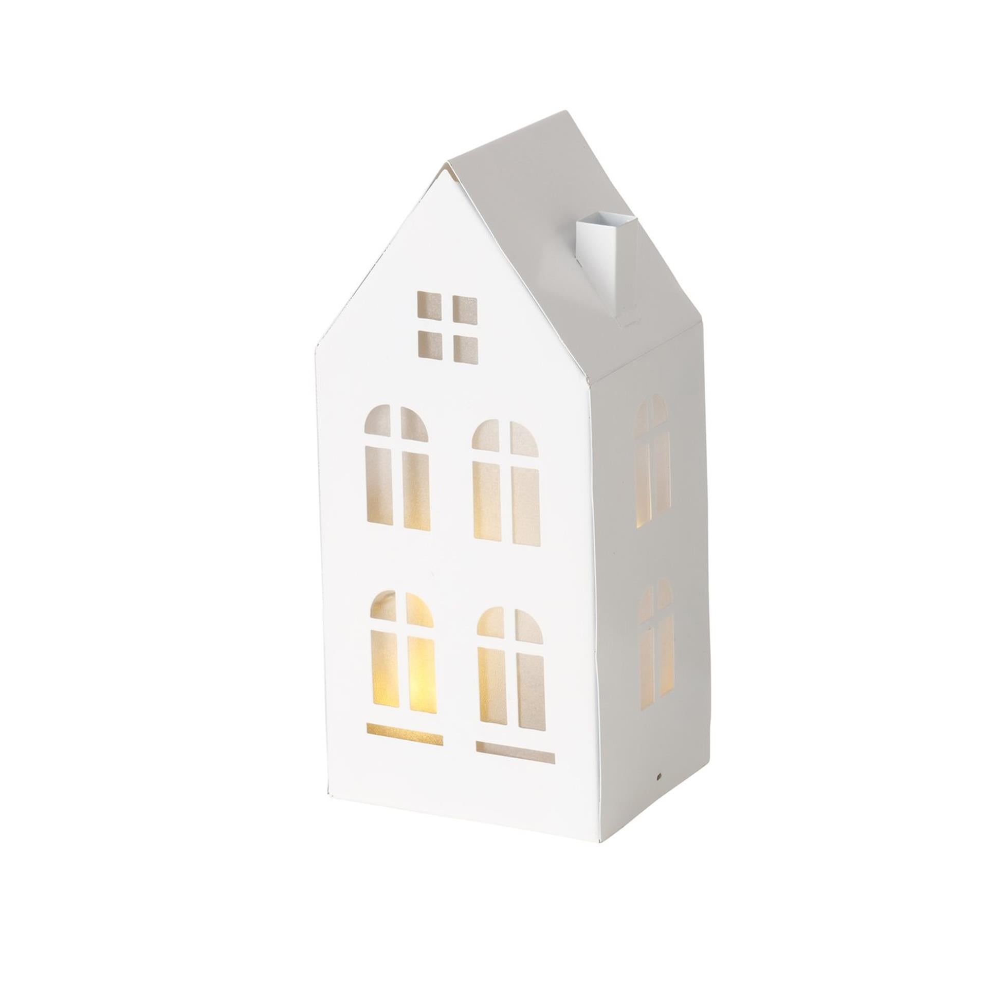 Boltze home deco huisje domizil metaal led h22,3cm