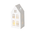 Boltze home deco huisje domizil metaal met led h22,3cm (exclusief 3x aaa batterij)
