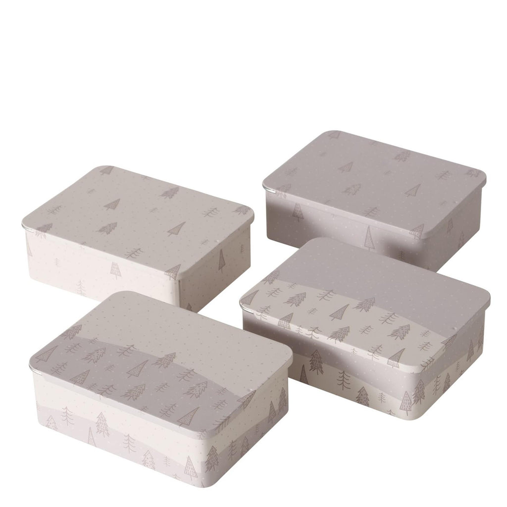 Boltze home voorraadblik metaal 12x9x4cm