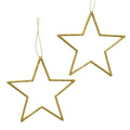 Boltze home kersthanger ster 2 dlg.goud 12cm