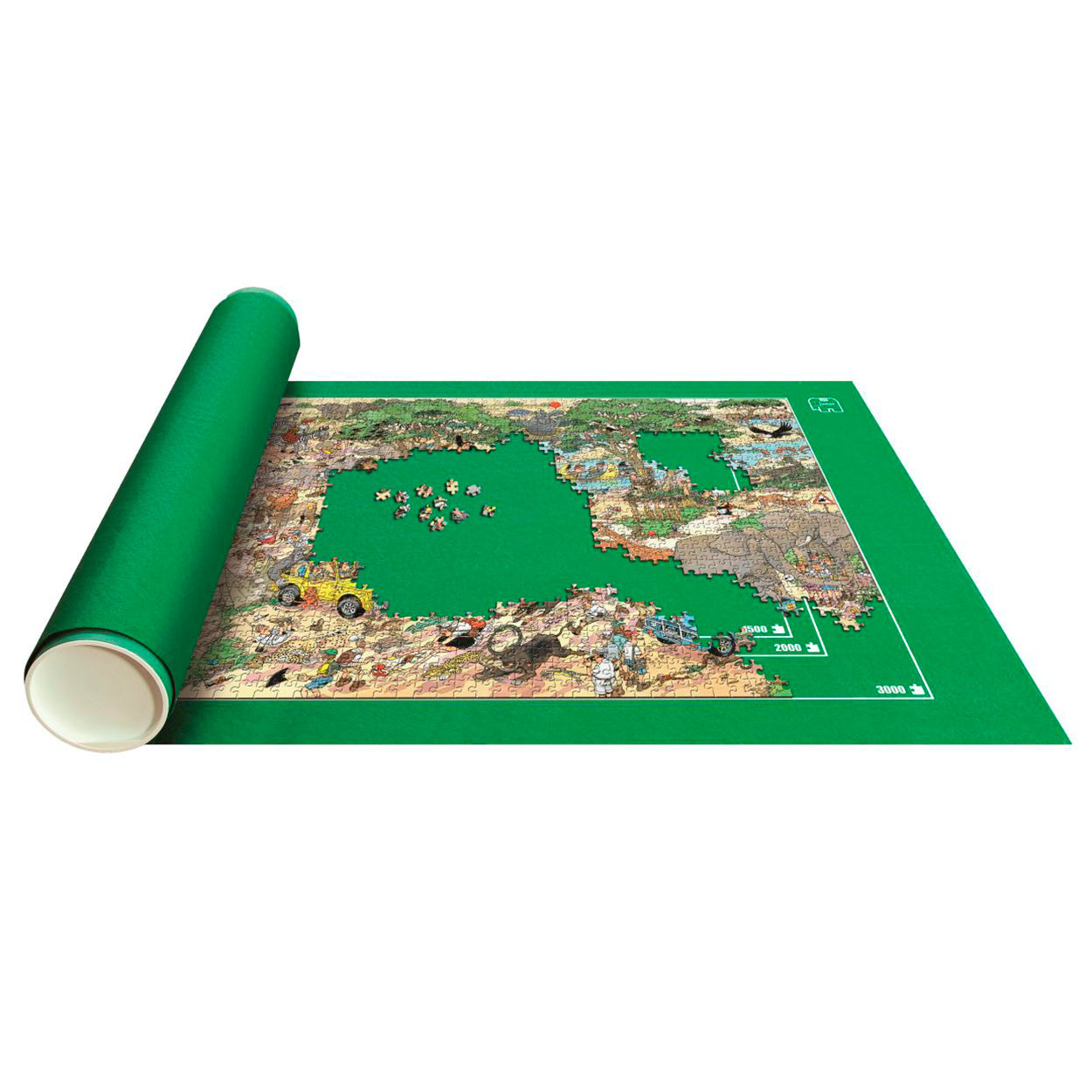 Jumbo Puzzle Mates Puzzle-Rollenmatte 1500 - 3000 Teile.