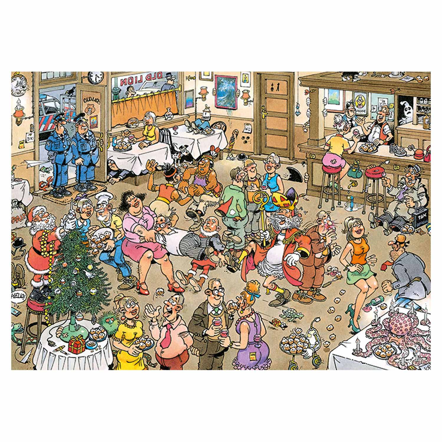 Jumbo-Puzzle Weihnachtsgetränke, 500 Teile.