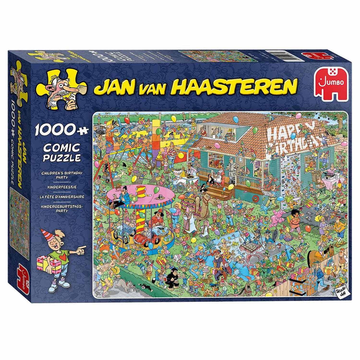Jan Van Haasteren Puzzle - Geburtstagsfeier, 1000 Teile.