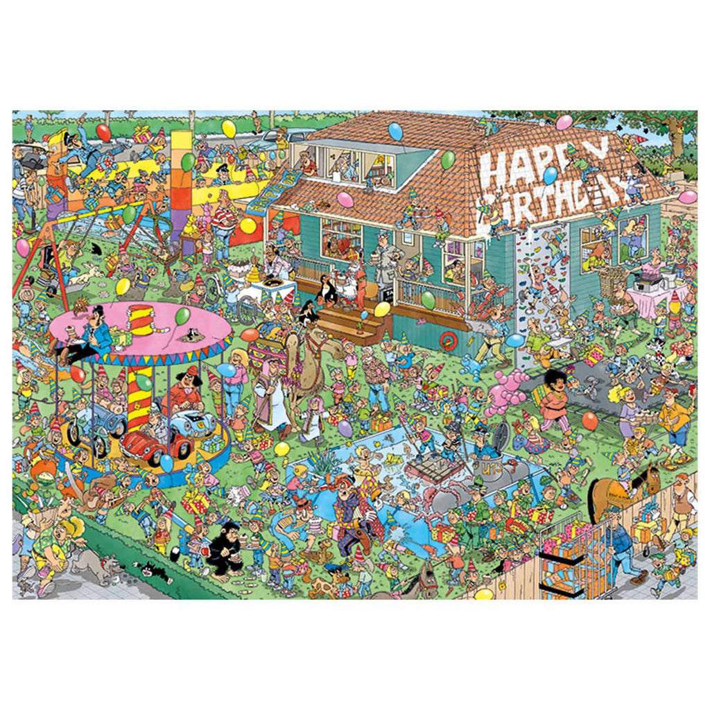 Jan Van Haasteren Puzzle - Geburtstagsfeier, 1000 Teile.