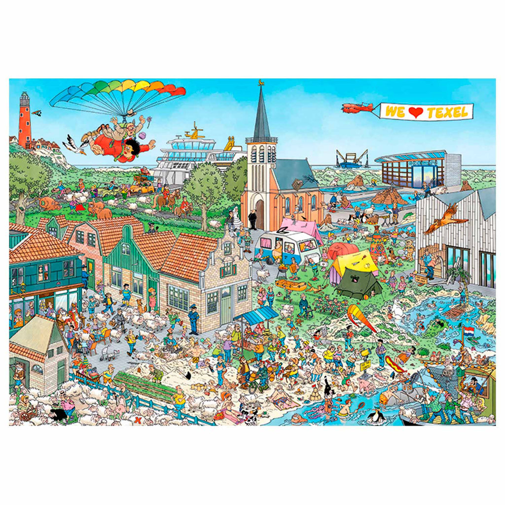Jan Van Haasteren Puzzle - Texel, 1000 Teile.