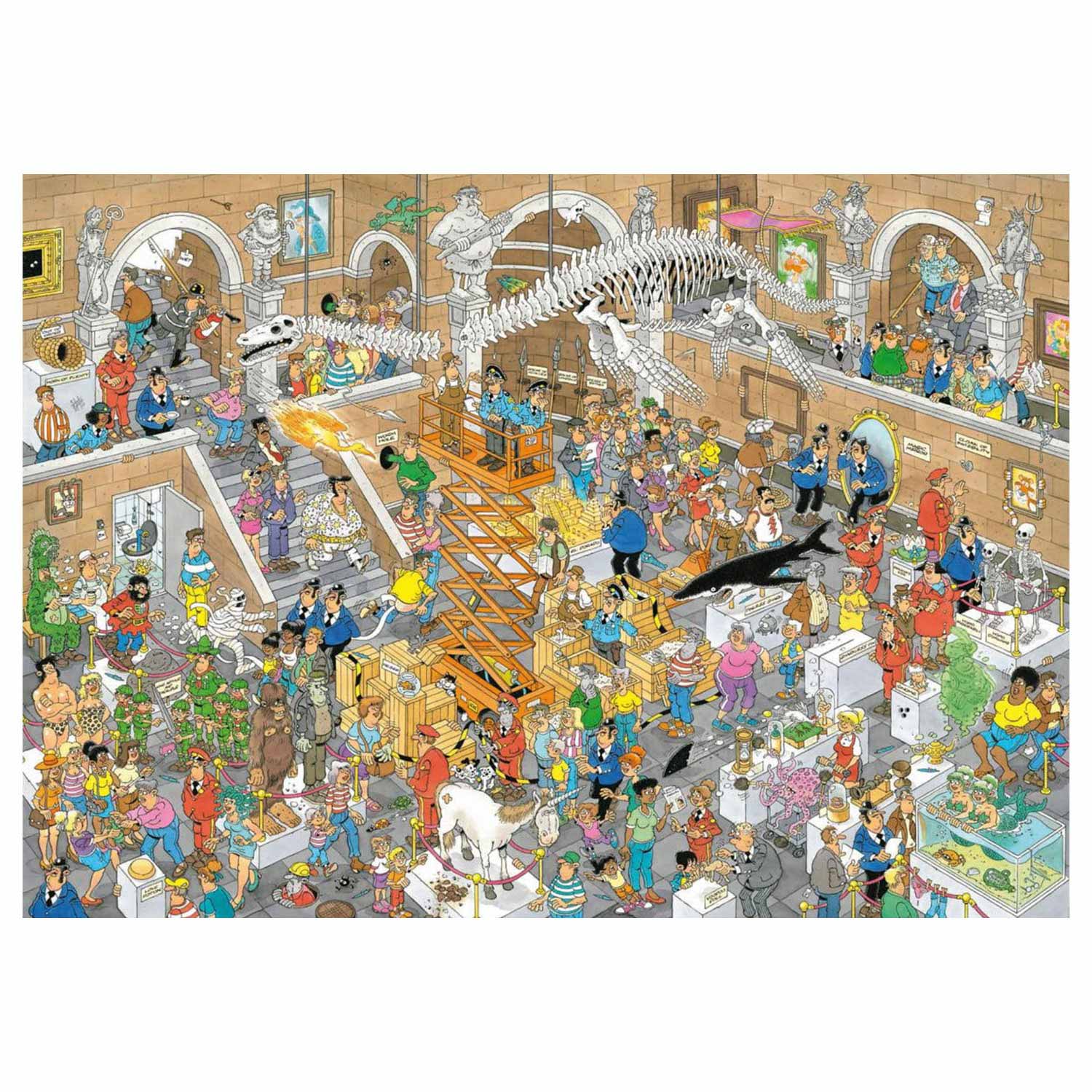 Jan Van Haasteren Puzzle - Museum, 3000 Teile.