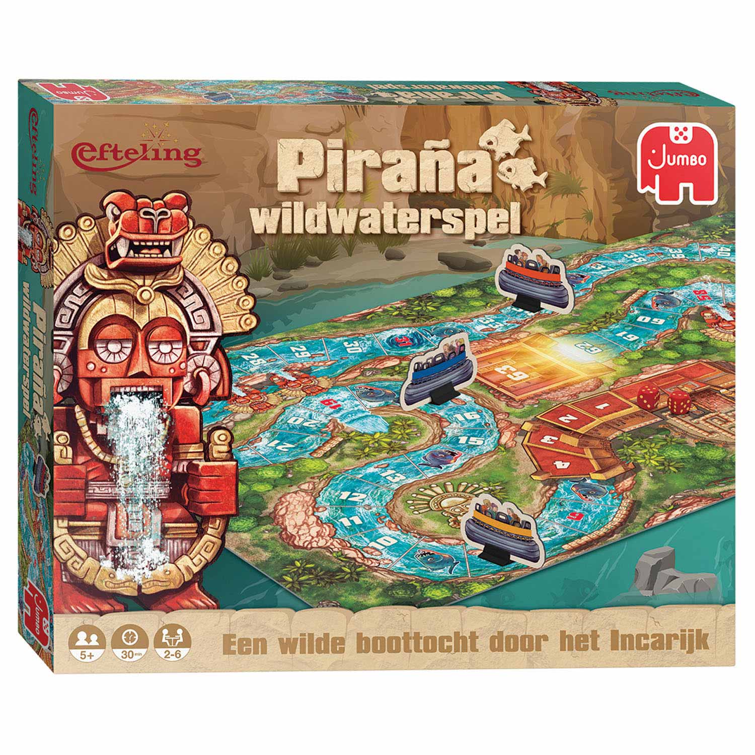 Jumbo efteling piraña wildwaterspel