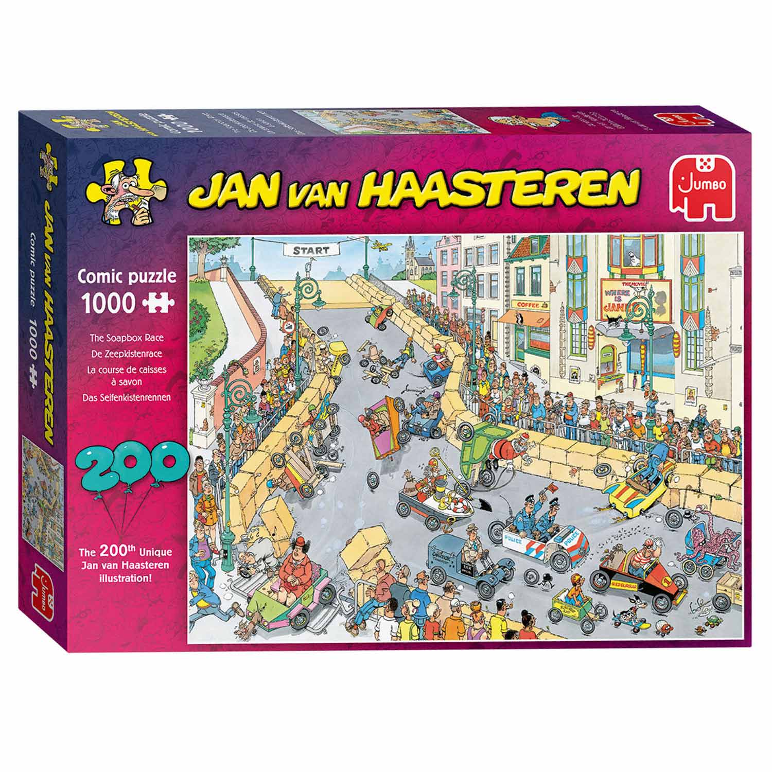 Jan Van Haasteren Pluzzle – Das Seifenkastenrennen, 1000.