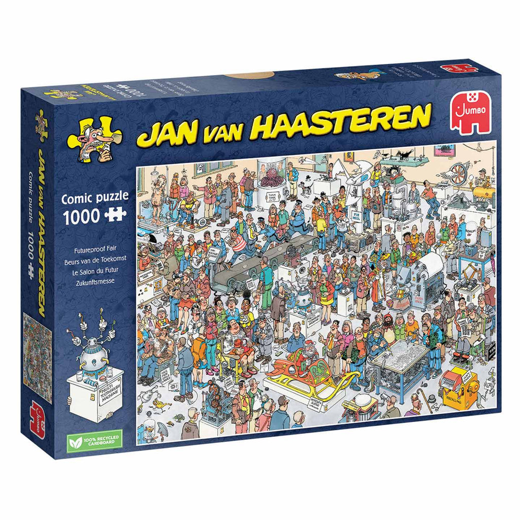 Jan Van Haasteren Puzzle – Börse der Zukunft, 1000 Teile.