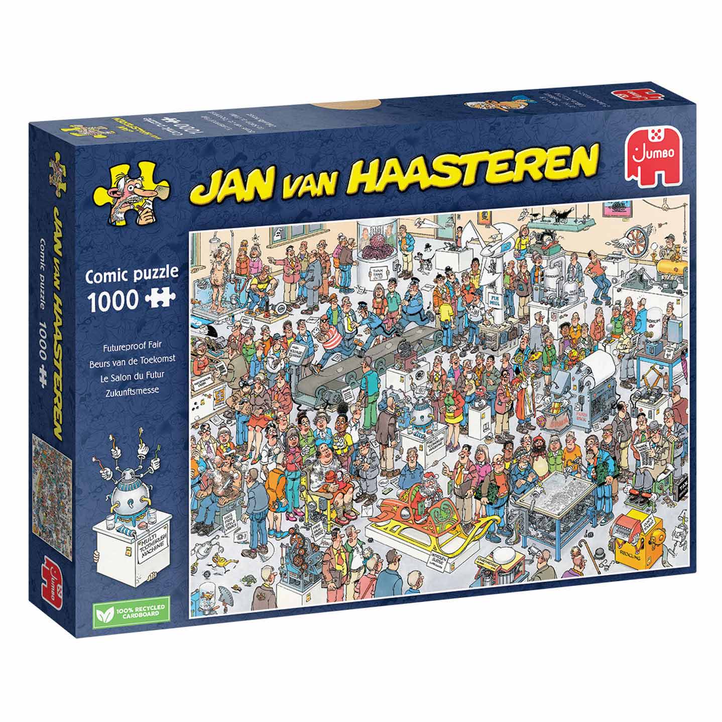 Jan Van Haasteren Puzzle – Börse der Zukunft, 1000 Teile.