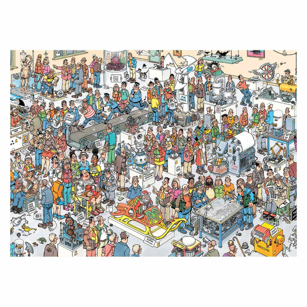 Jan Van Haasteren Puzzle – Börse der Zukunft, 1000 Teile.