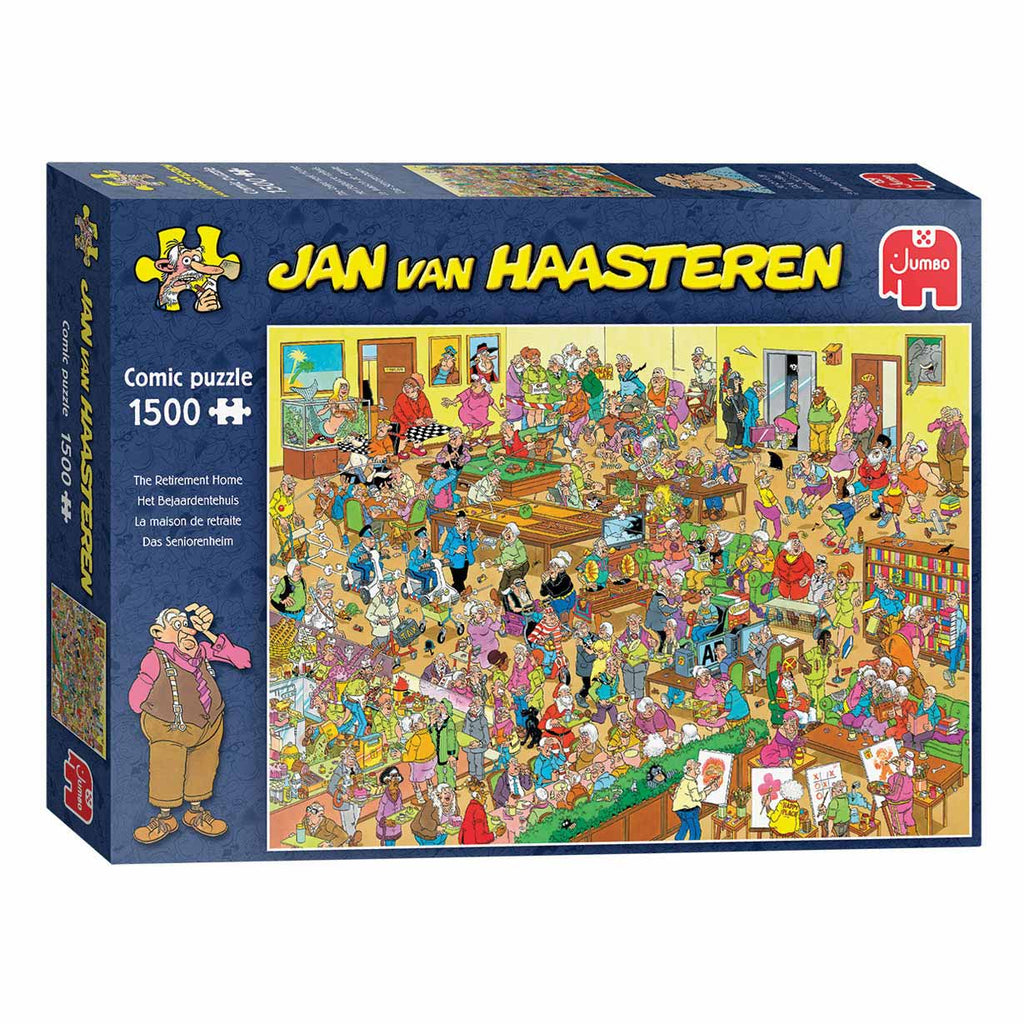 Jan Van Haasteren Puzzle – das Altersheim, 1500 Teile.